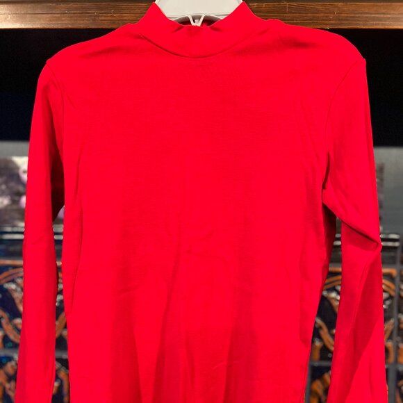 United Colors Of Benetton Other - ❤️ Benetton Mock Turtleneck | Candy Apple Tes | Youth Sz XL
